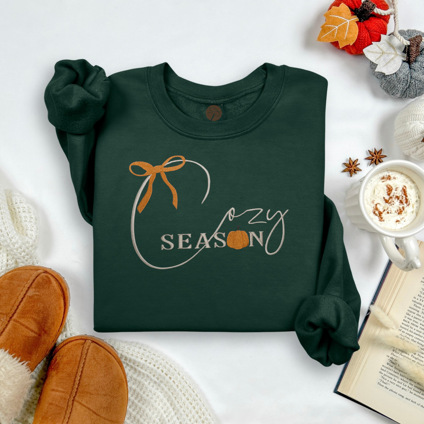 Cozy Season Embroidered Sweatshirt