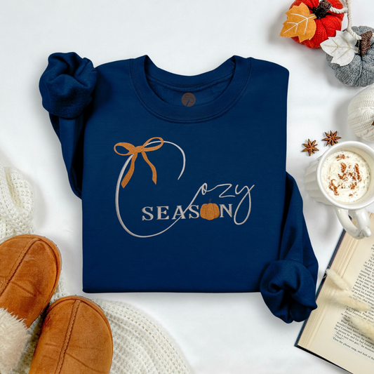 Cozy Season Embroidered Sweatshirt