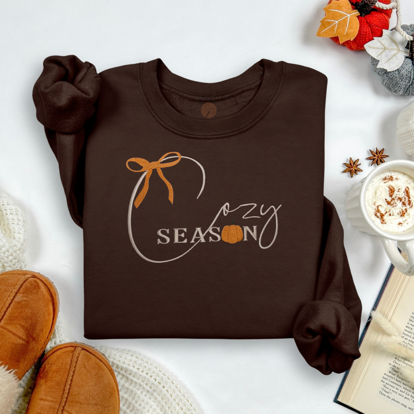 Cozy Season Embroidered Sweatshirt