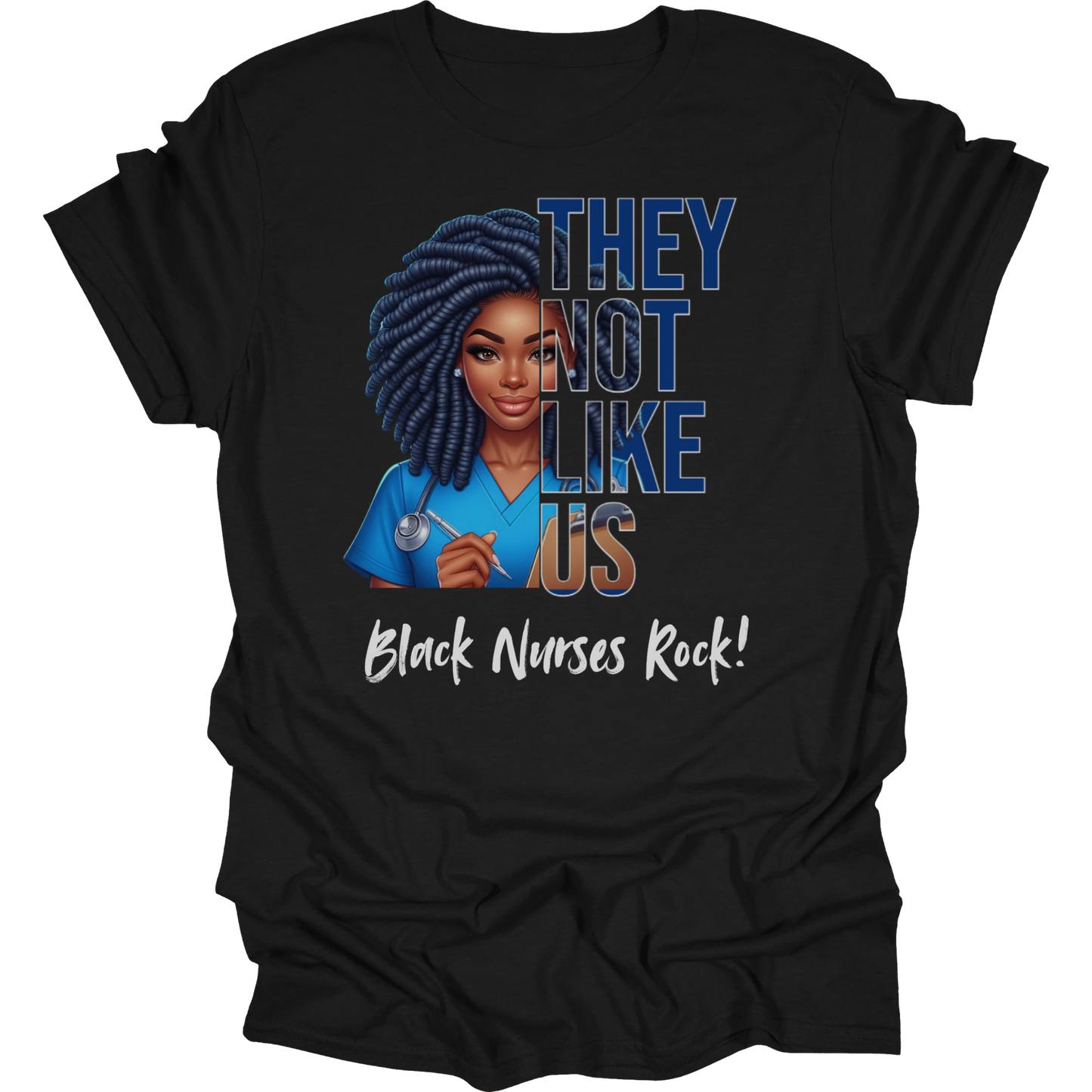 Not Like Us Black Nurses Rock Shirt