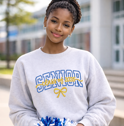 Senior Embroidered Crewneck