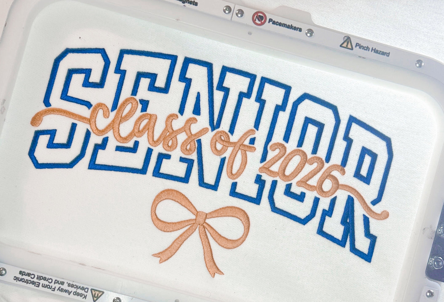 Senior Embroidered Crewneck