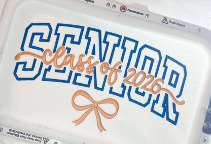 Senior Embroidered Crewneck